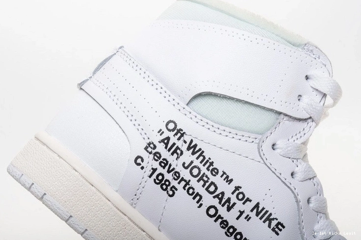  Jordan Air 1 retro NIKE OWT White AQ0818-100 high 1129